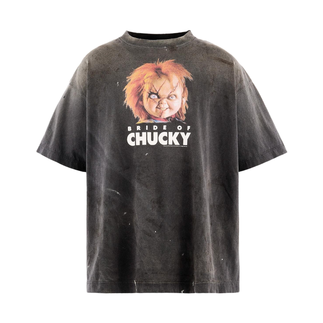 세인트 마이클 x 처키 세인트 숏슬리브 티셔츠 블랙 - 26FW(Saint Mxxxxxx x Chucky Saint S/S T-Shirt Black - 26FW) - 1
