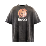 Saint Mxxxxxx x Chucky Saint S/S T-Shirt Black - 26FW