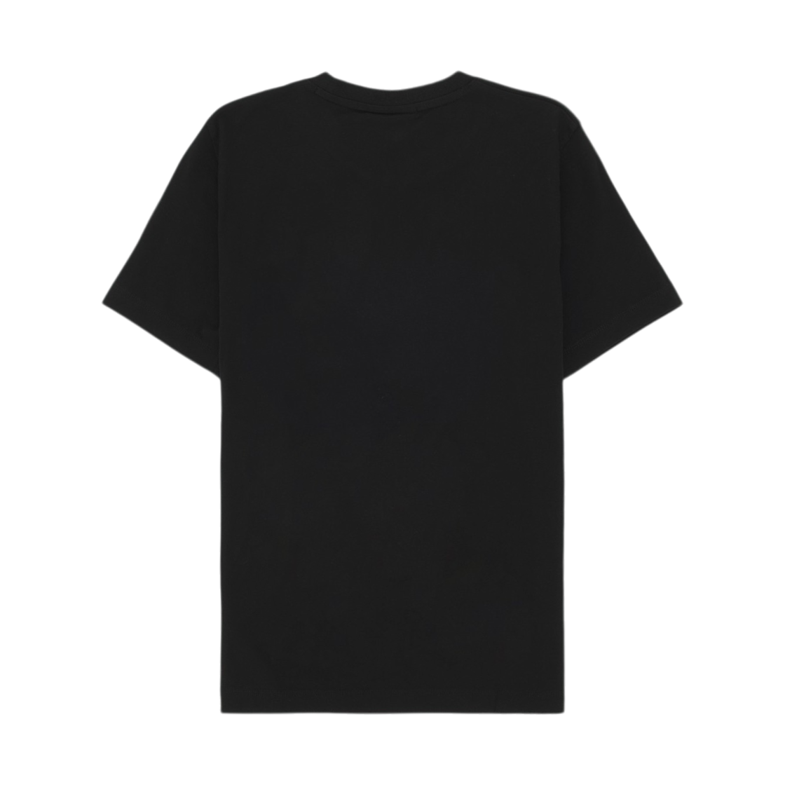 (W) 메종 키츠네 폭스 헤드 패치 레귤러 티셔츠 블랙((W) Maison Kitsune Fox Head Patch Regular T-Shirt Black) - 2