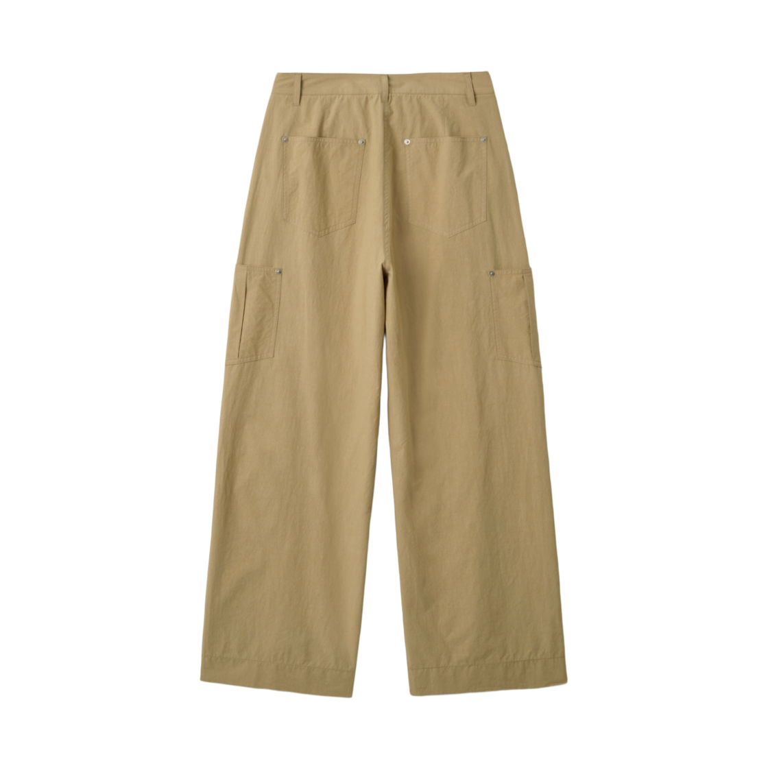 (W) 아비에무아 라이트웨이트 코튼 와이드 팬츠 베이지((W) Aviemuah Lightweight Cotton Wide Pants Beige) - 2