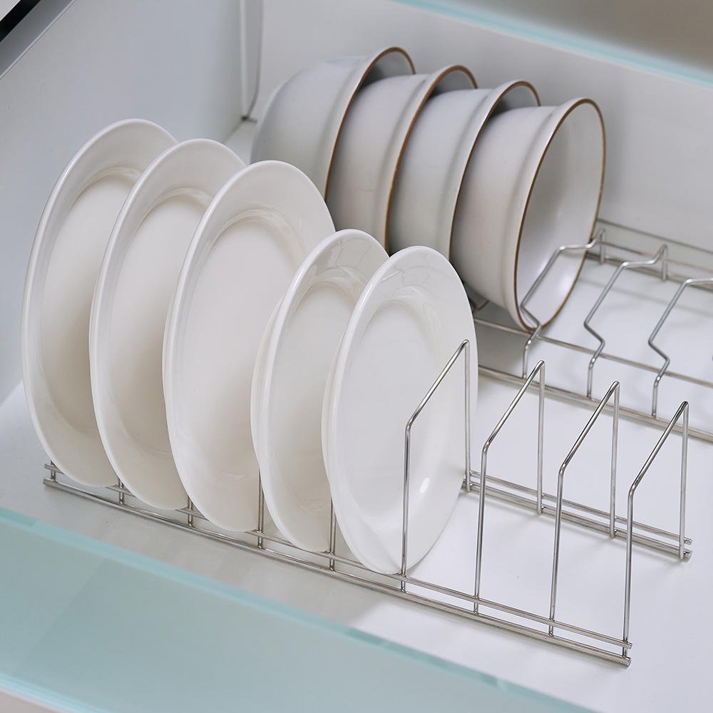 바겐슈타이거 스텐 304 접시 정리 스텔린 랙(Wagensteiger 304 Stainless Steel Stellin Plate Organizer Rack) - 3