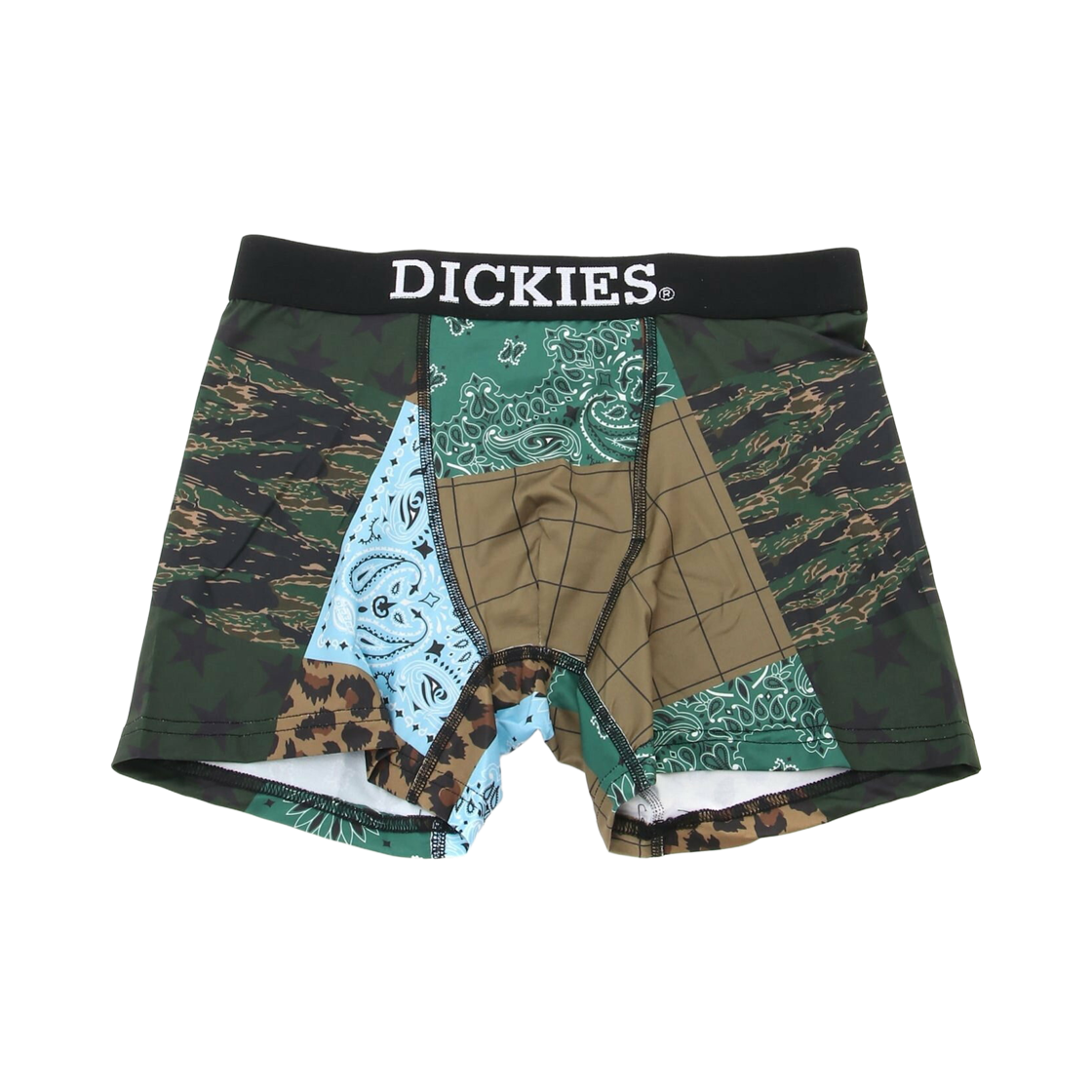 디키즈 믹스 패치워크 복서 그린(Dickies Mix Patchwork Boxer Green) - 1
