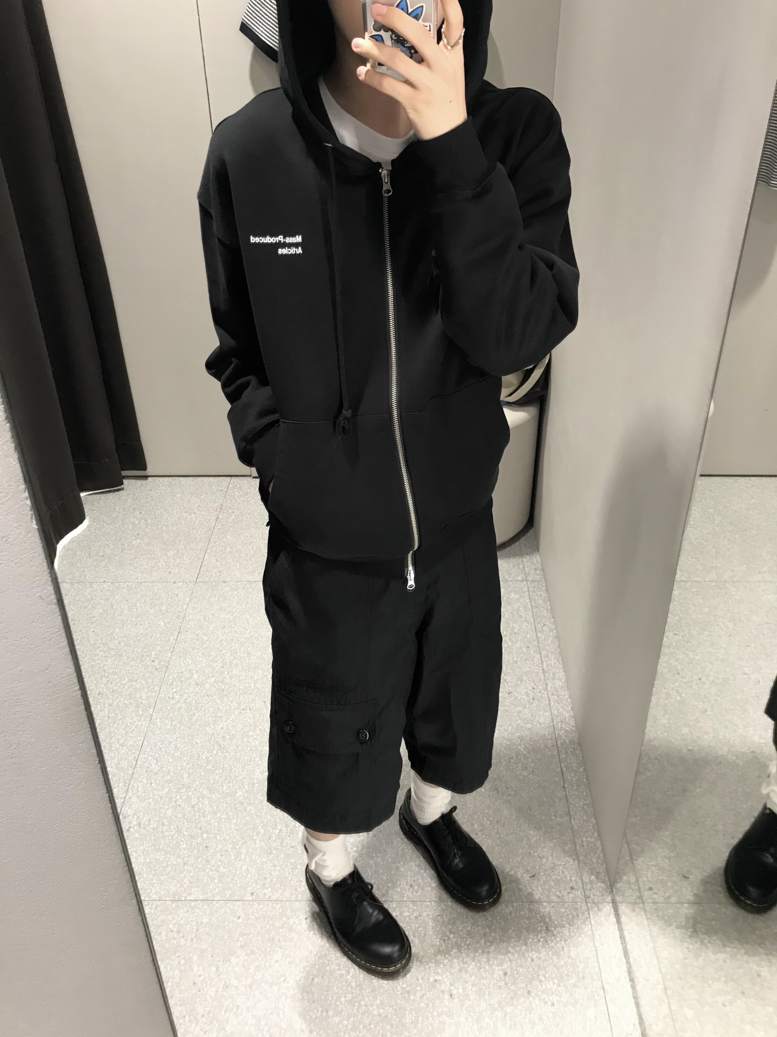 Dr. Martens 1461 Smooth Black, Dr. Martens 1461 Nappa Black 착용 스타일 - 1