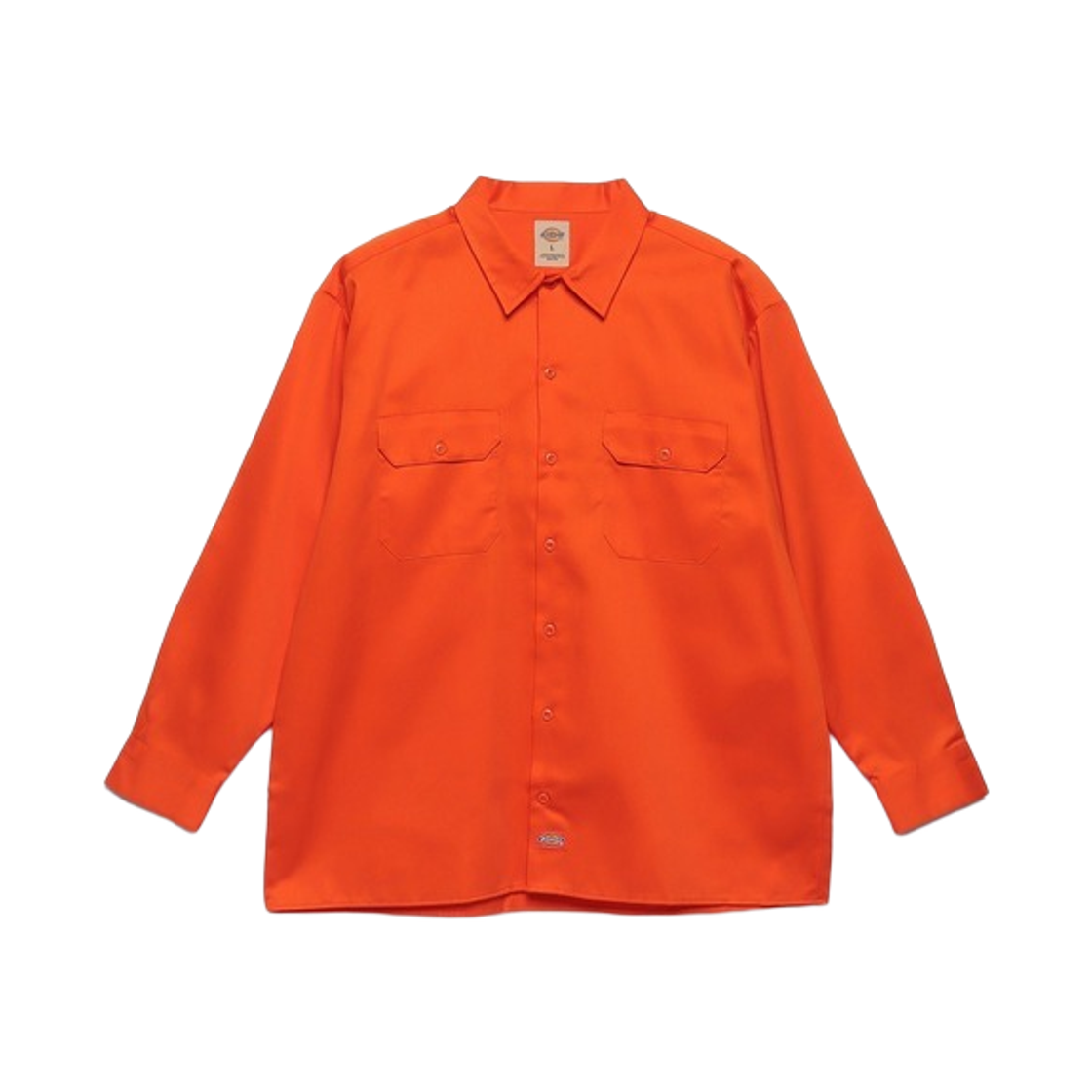 디키즈 574 롱슬리브 워크 셔츠 오렌지(Dickies 574 Long Sleeve Work Shirt Orange) - 1