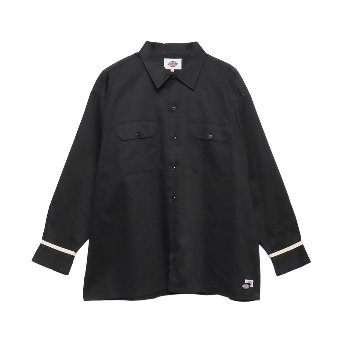 디키즈 롱슬리브 와이트 워크 셔츠 블랙(Dickies Long Sleeve Wide Work Shirt Black) - 1