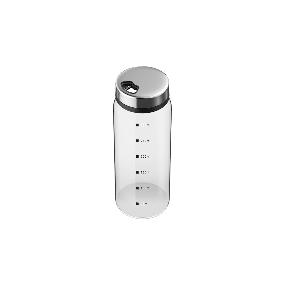 WA0864 Wagensteiger 3-Step Rotation Measuring Heat-Resistant Glass Seasoning Bottle (300ml)