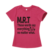 venhit MRT Vivid Slim Fit Short Sleeve T-Shirt Pink