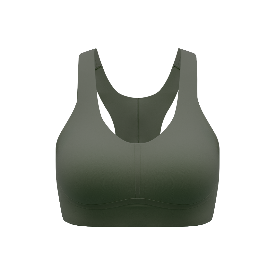 도로시와 에어 프리컷 원몰드 스포츠브라 - 카키(Dorosiwa Air Free-Cut One Mold Sports Bra - Khaki)