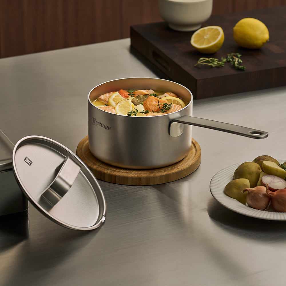 바겐슈타이거 코어5 헤리티지 무연마제 스텐 316 인덕션 곰솥냄비 24cm(Wagensteiger Core5 Heritage 316 Stainless Steel Induction Stockpot (24cm)) - 5