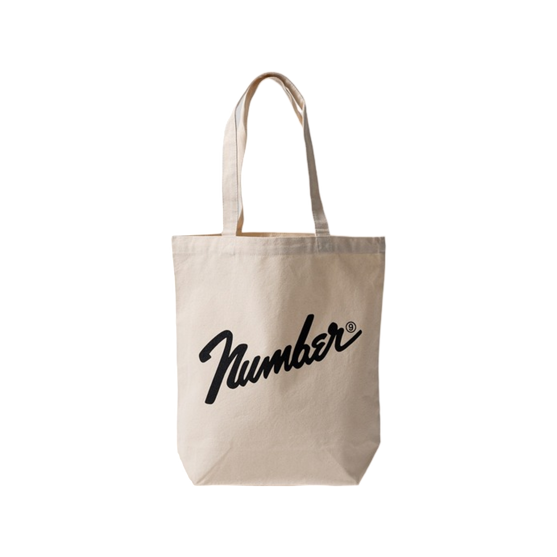 S24NA001 NUMBER (N)INE Number9 Canvas Tote Bag Ivory