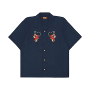 Human Made x Pokemon Made Aloha Shirt Navy