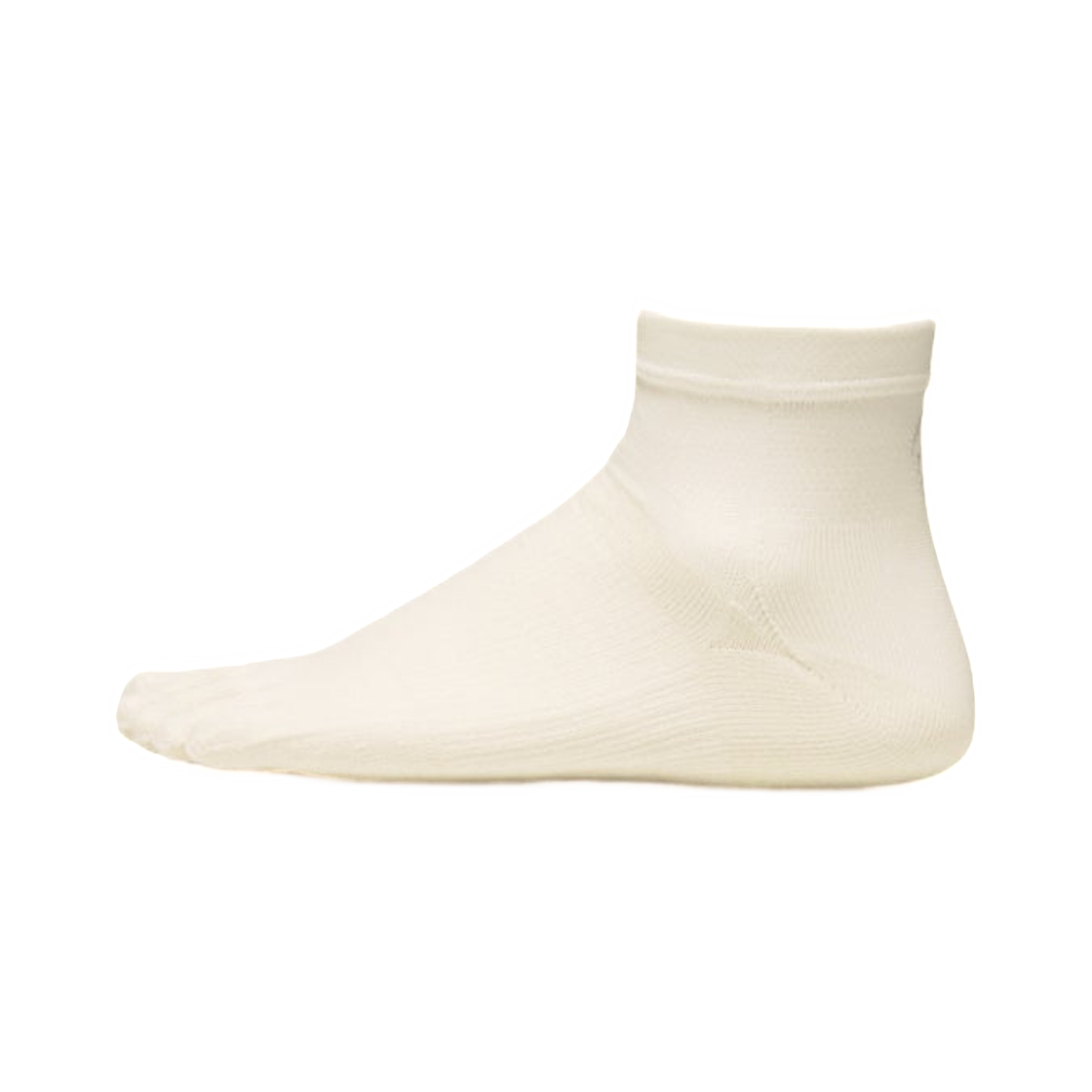 골드윈 페이퍼 파이버 파이브 토 쇼트 삭스 오프 화이트(Goldwin Paper Fiber 5-toe Short Socks Off White)