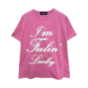 I FEEL LUCKY Feelin' Lucky T-Shirt Pink