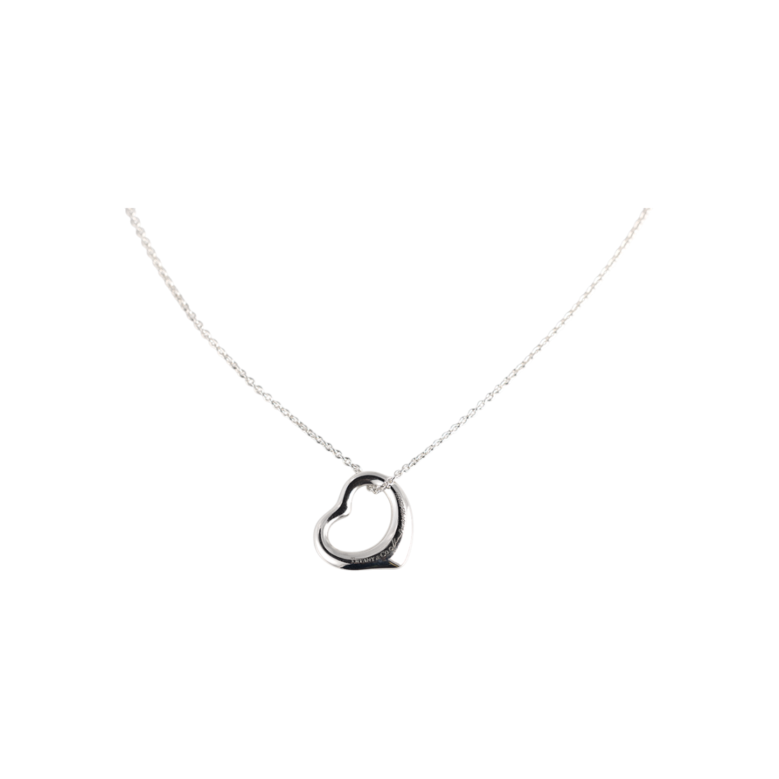 티파니앤코 엘사 퍼레티 오픈 하트 16mm 목걸이(Tiffany & Co. Elsa Peretti Open Heart 16mm Necklace) - 1