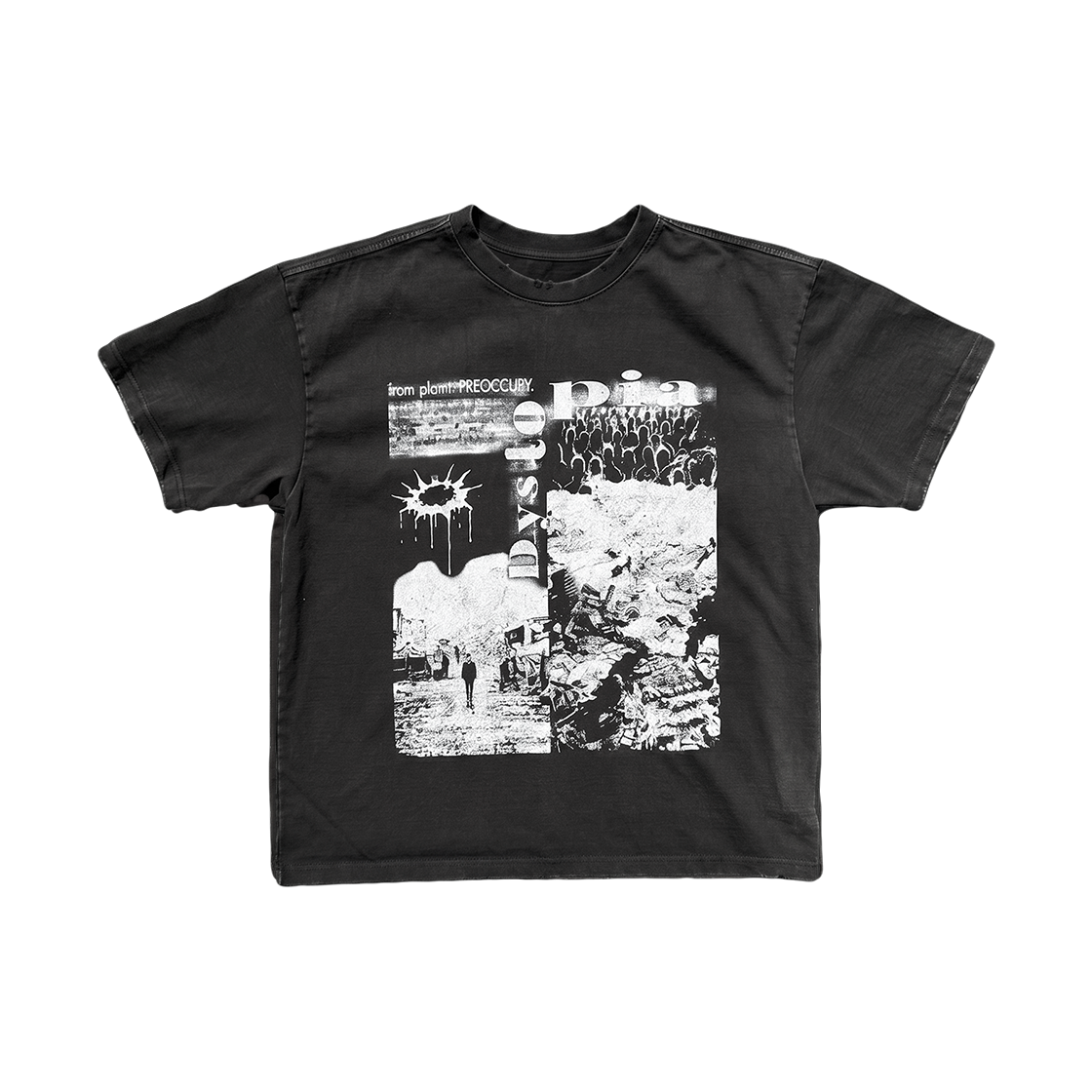 프리아큐파이 디스토피아 플래닛 티셔츠(preoccupy Dystopia Planet T-shirt)