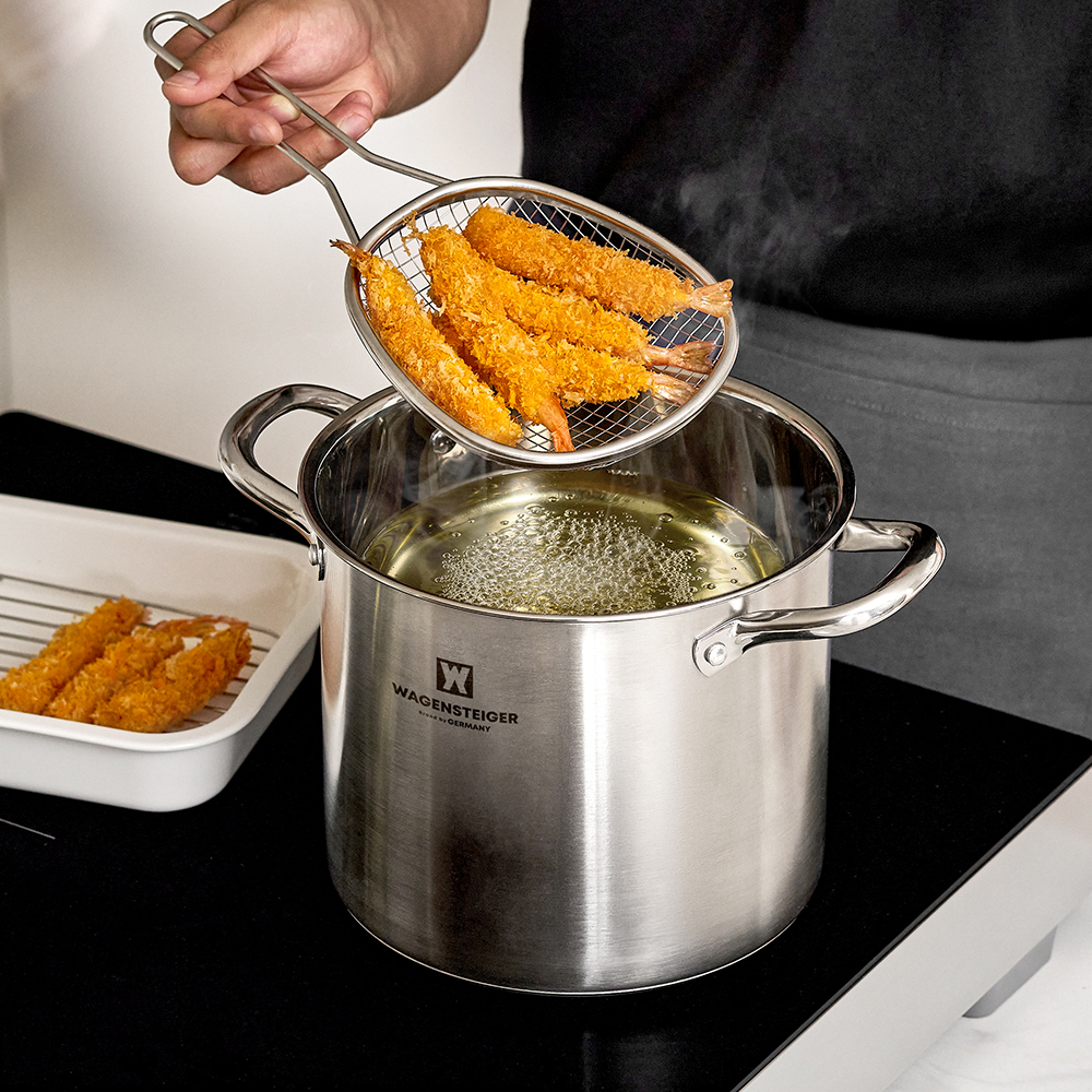 바겐슈타이거 3중 바닥 스텐 인덕션 미니 곰솥 하이팟 20cm(Wagensteiger 3-Ply Bottom Stainless Steel Induction Mini Stockpot High Pot (20cm)) - 3
