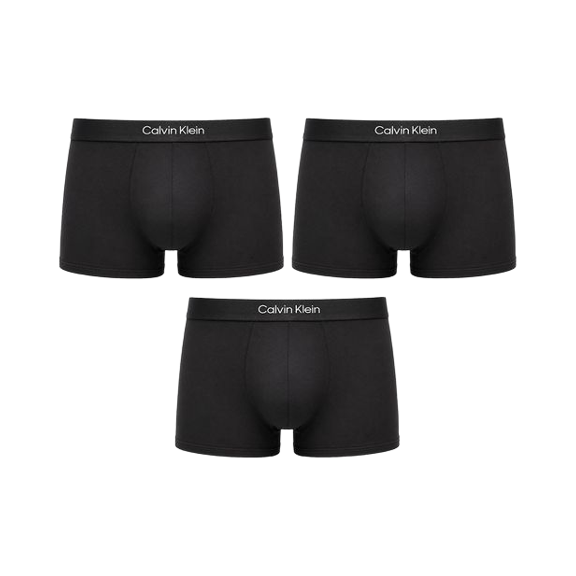 NP2846O001 Calvin Klein Micro Stretch 3-Pack Trunks Black