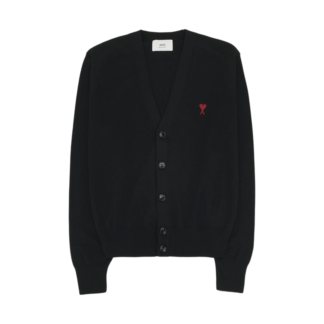 AMI AMI de Coeur Wool Cardigan Black · XS