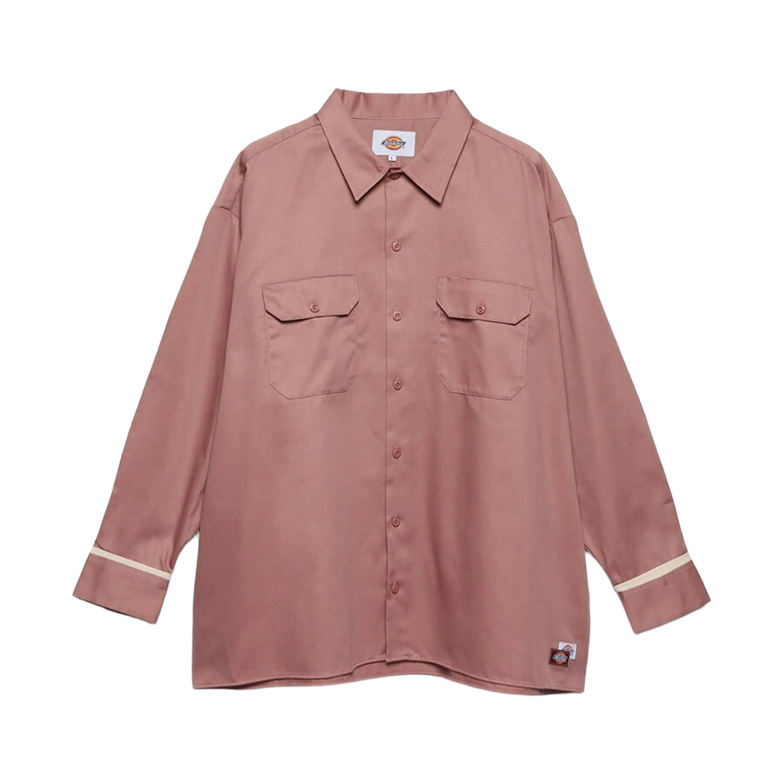 디키즈 롱슬리브 와이트 워크 셔츠 핑크(Dickies Long Sleeve Wide Work Shirt Pink) - 1