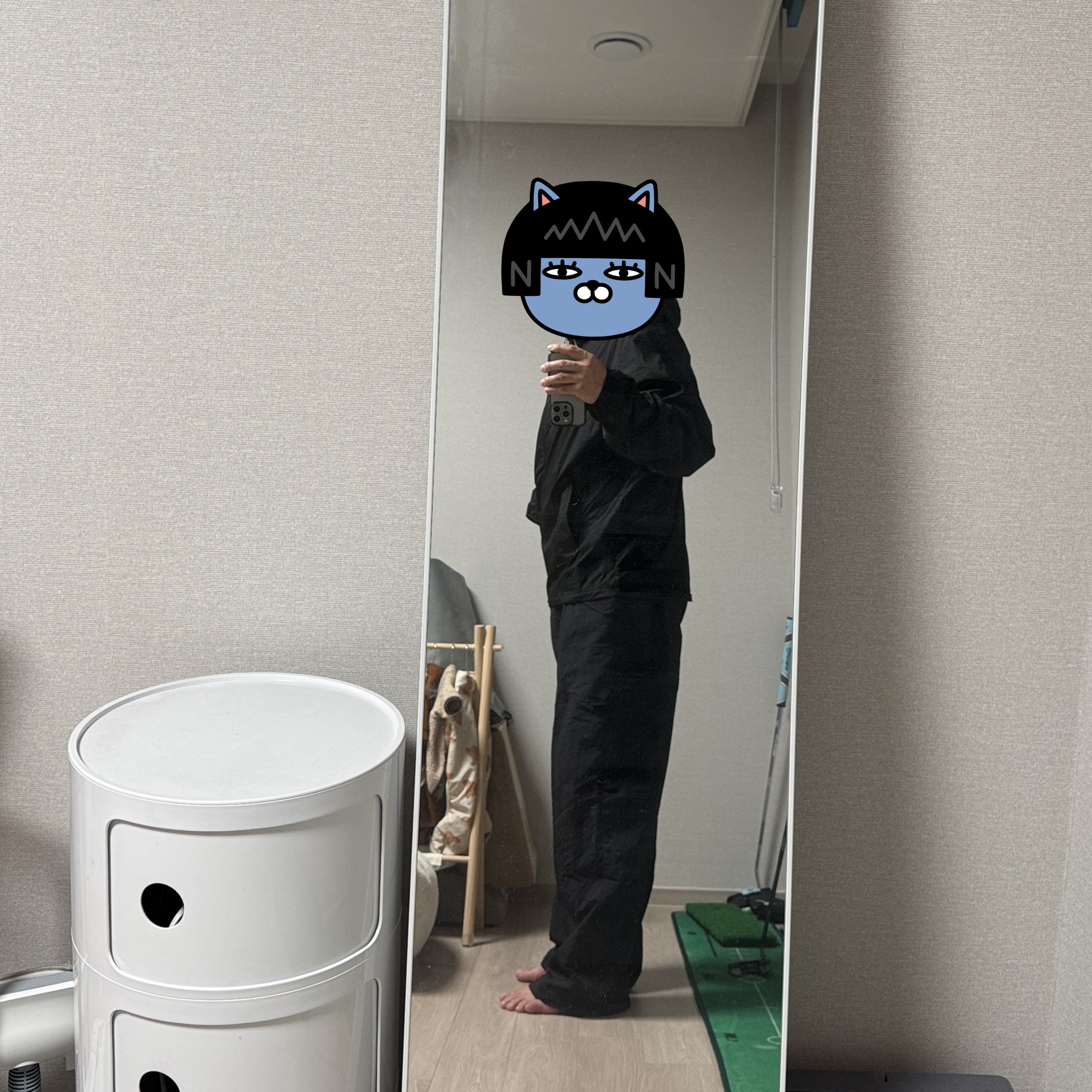 Salomon Modisay Aero Black, Nike ACG Dolomiti Pants Black Summit White - Asia 착용 스타일 - 2