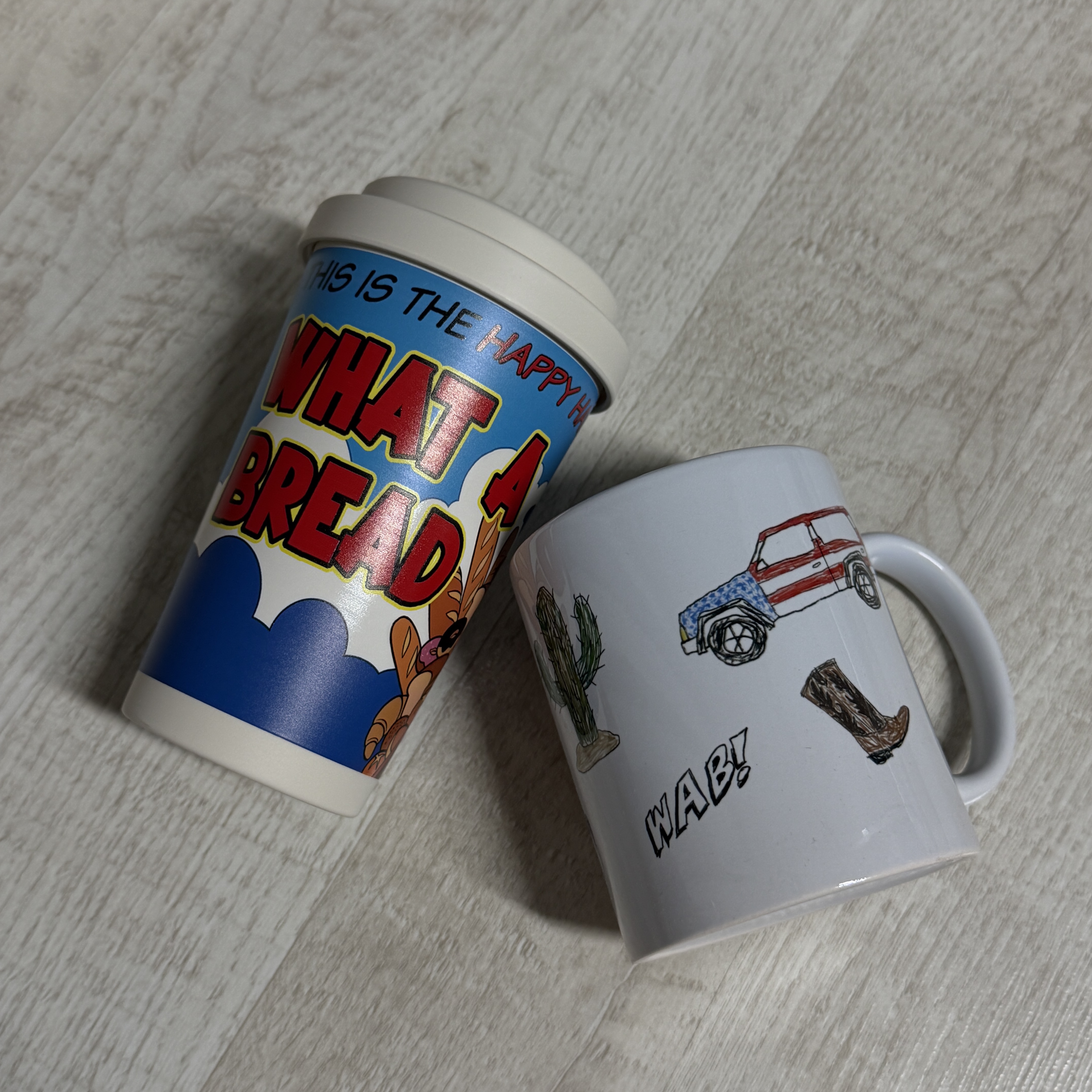 [KREAM 단독] What A Bread Daily Moments Tumbler 420ml, [KREAM 단독] What A Bread Mug White 350ml 착용 스타일 - 3