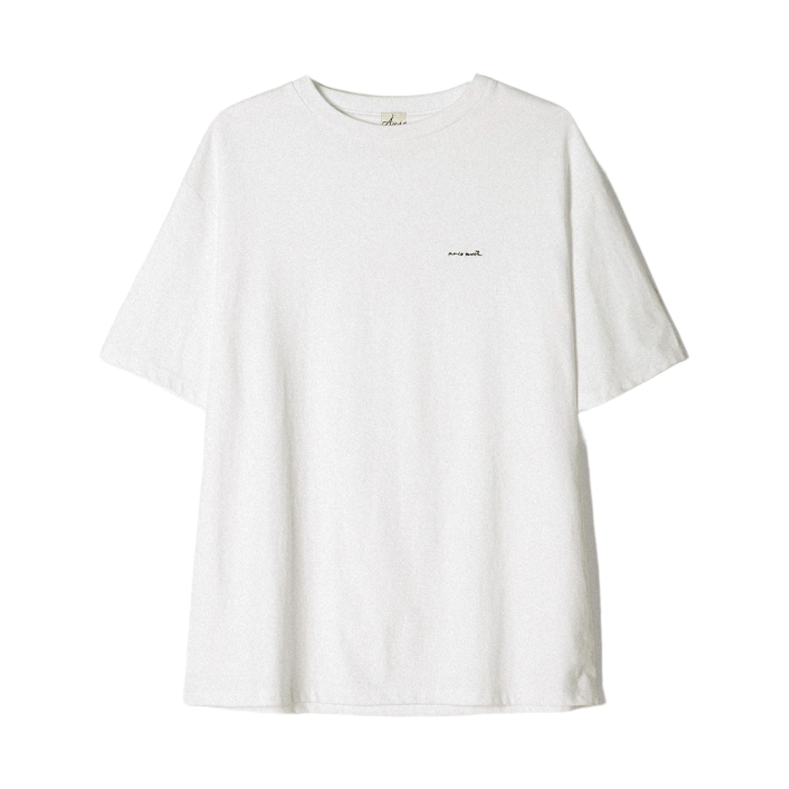 - Aviemuah Essential Organic Cotton Oversized T-Shirt White
