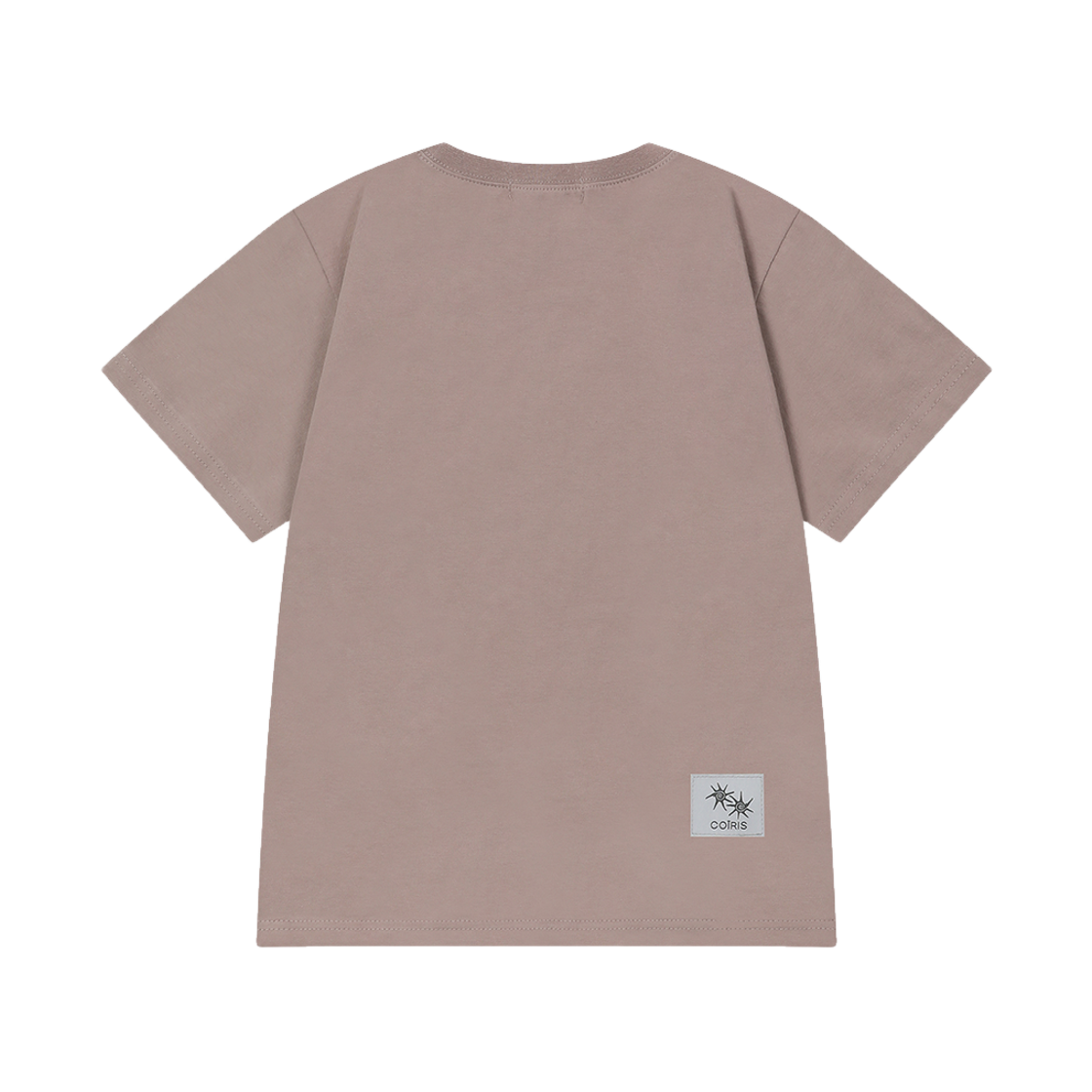 코이리스 두아 도트 컬러 로고 반팔 티 더스티 핑크(Coiris Dua Dot Color Logo Half T Dusty Pink) - 2