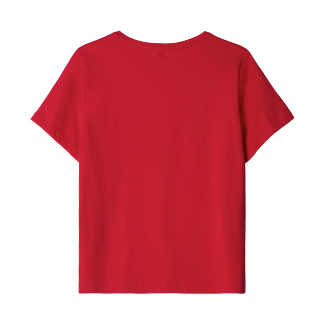 (W) 아비에무아 에센셜 오가닉 코튼 티셔츠 레드((W) Aviemuah Essential Organic Cotton T-Shirt Red) - 2