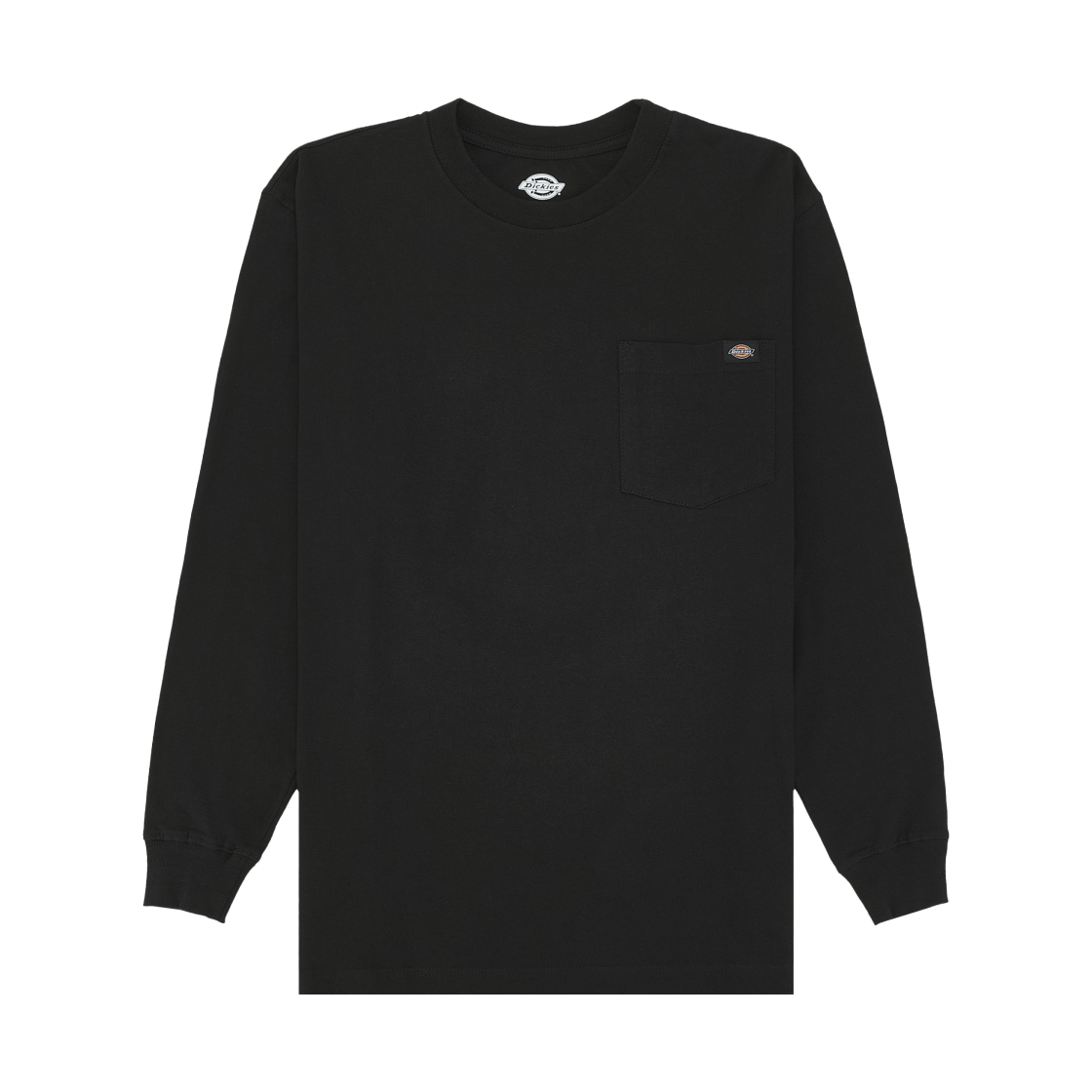 디키즈 헤비웨이트 롱슬리브 포켓 티셔츠 블랙(Dickies Heavyweight Long Sleeve Pocket T-Shirt Black) - 1