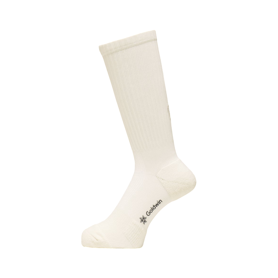 골드윈 페이퍼 파이버 C3핏 아치 서포트 파일 미드 컷 삭스 오프 화이트(Goldwin Paper Fiber C3fit Arch Support Pile Mid Cut Socks Off White)