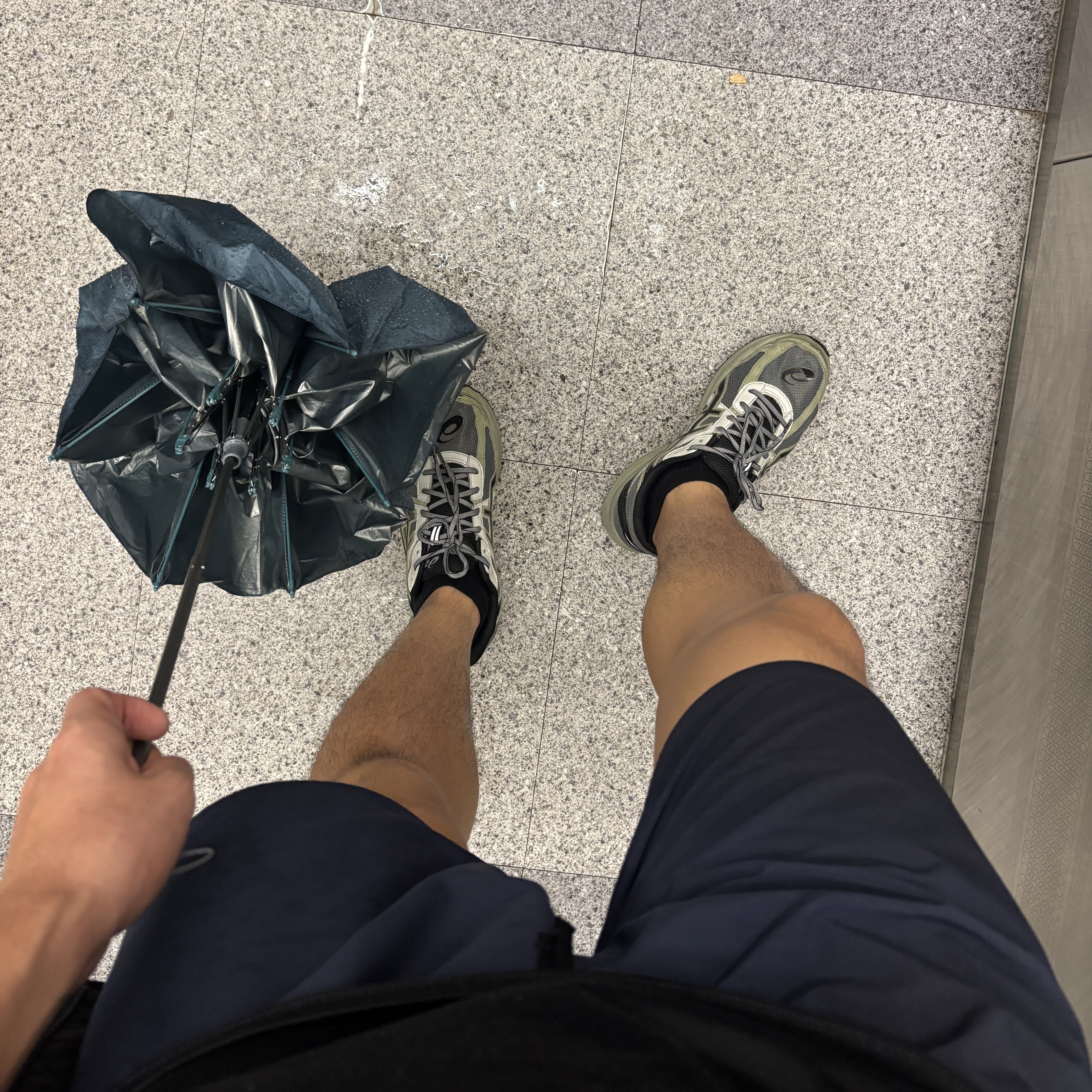 Asics Jog 100 S Sheet Rock - 2E Wide 착용 스타일