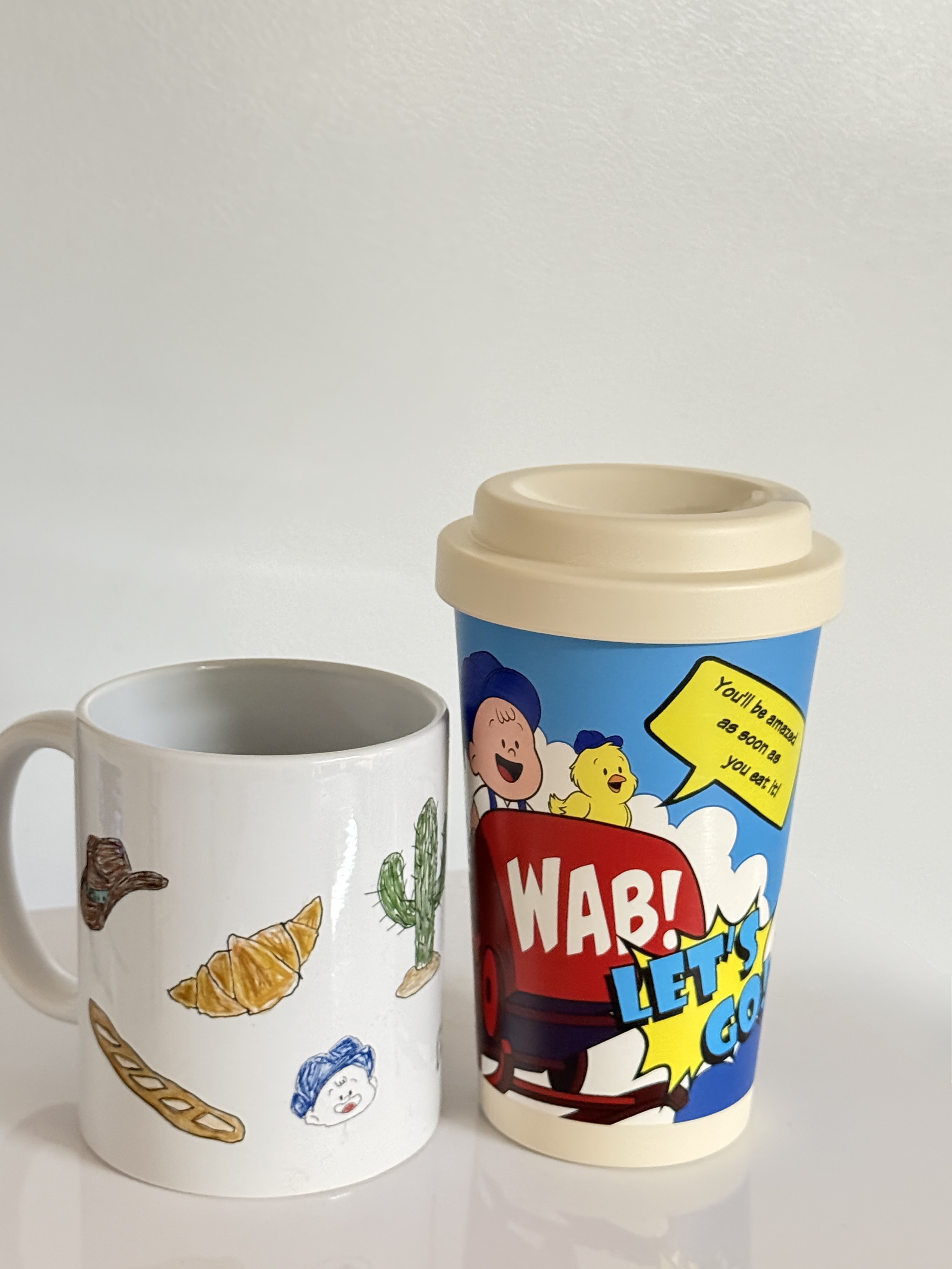 [KREAM 단독] What A Bread Mug White 350ml, [KREAM 단독] What A Bread Daily Moments Tumbler 420ml 착용 스타일 - 5
