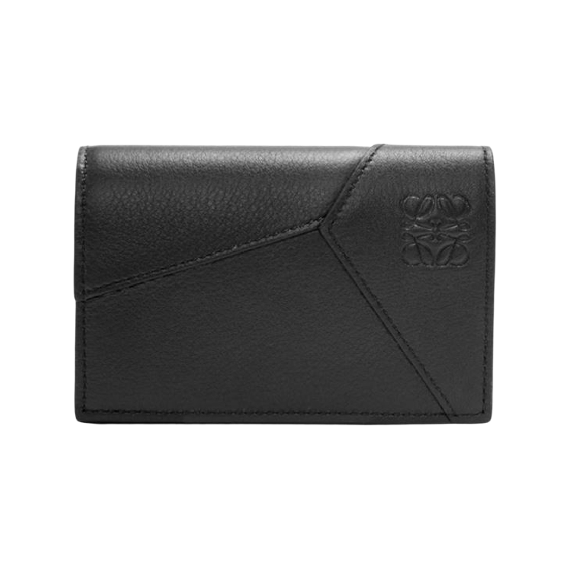 C510M97X03 1100 [25% 쿠폰] Loewe Puzzle Business Card Holder In Classic Calfskin Black