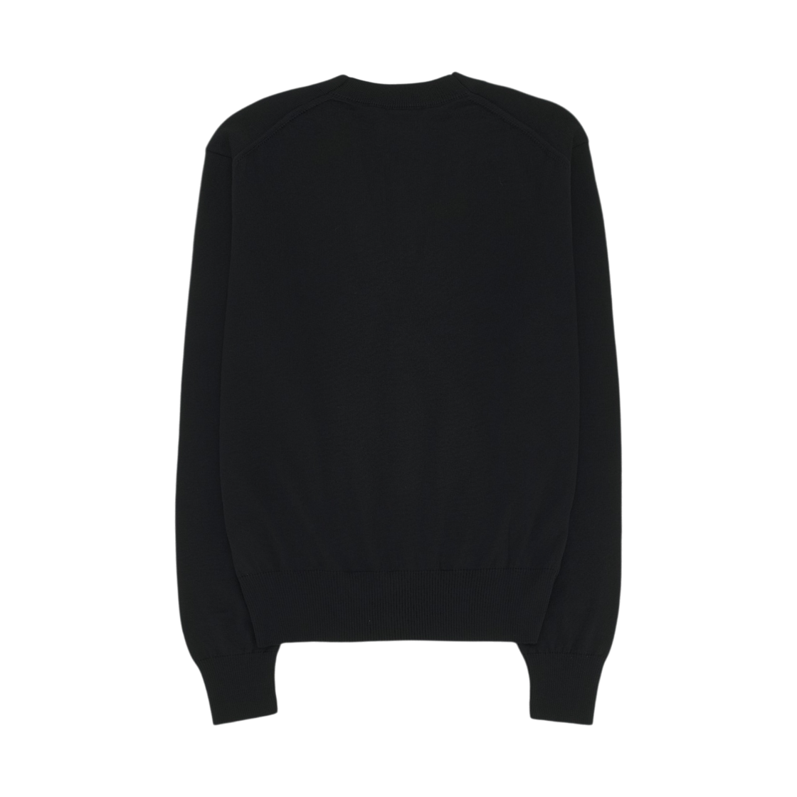 아미 스몰 하트 로고 울 가디건 블랙(AMI de Coeur Wool Cardigan Black) - 2