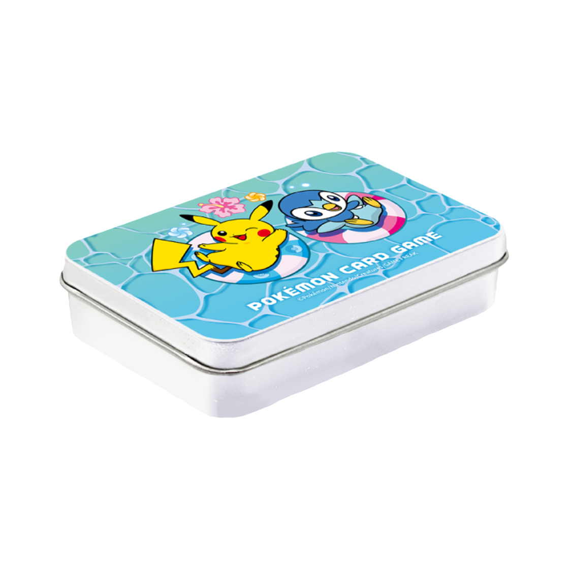 포켓몬 TCG 포켓몬 칠링 써머 데이즈 칠링 비치 틴 케이스(Pokemon TCG Pokemon Chillin Summer Days Chilling Beach Tin Case)