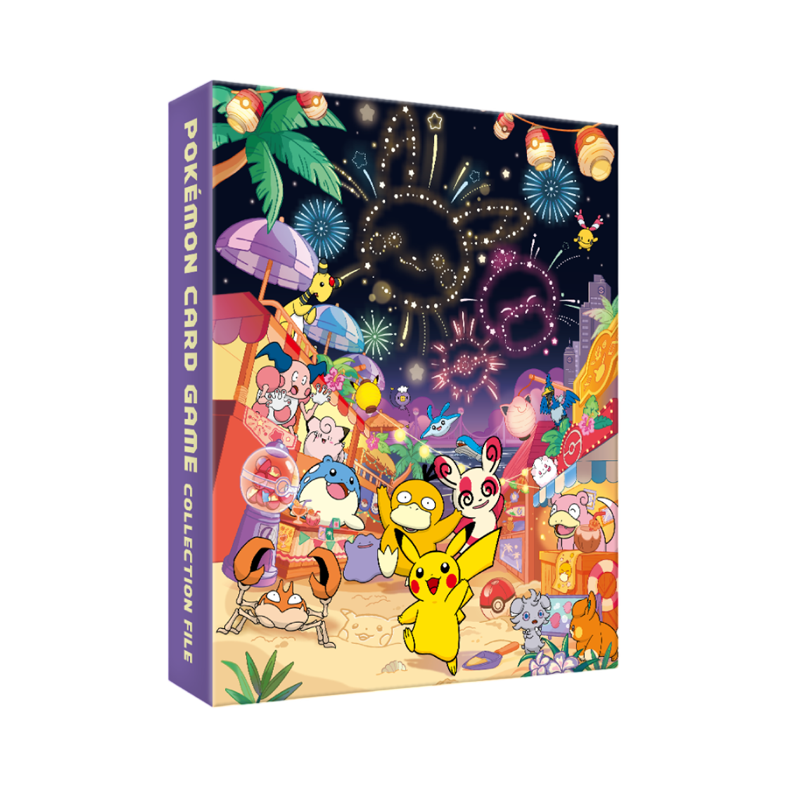 포켓몬 TCG 포켓몬 칠링 써머 데이즈 불꽃놀이 컬렉션 파일(Pokemon TCG Pokemon Chillin Summer Days Fireworks Collection File)