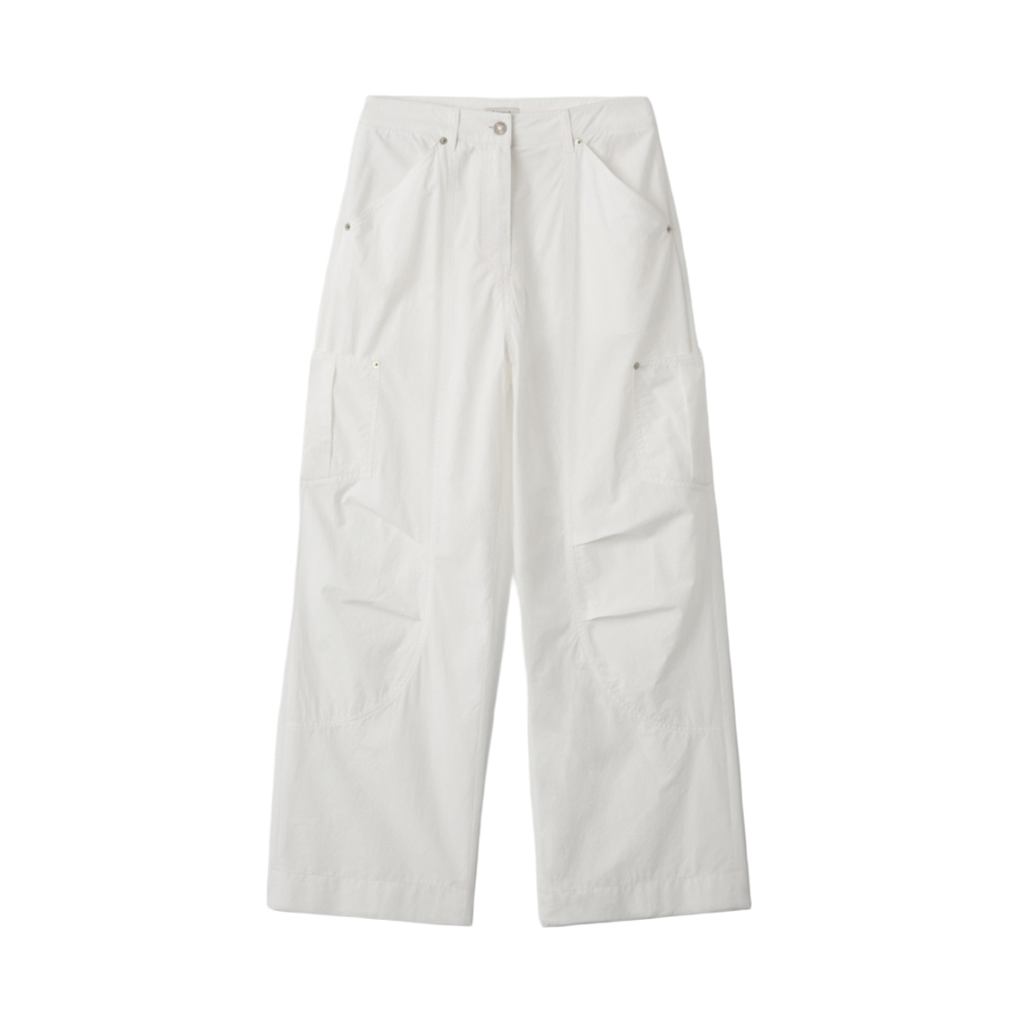 (W) 아비에무아 라이트웨이트 코튼 와이드 팬츠 아이보리((W) Aviemuah Lightweight Cotton Wide Pants Ivory) - 1