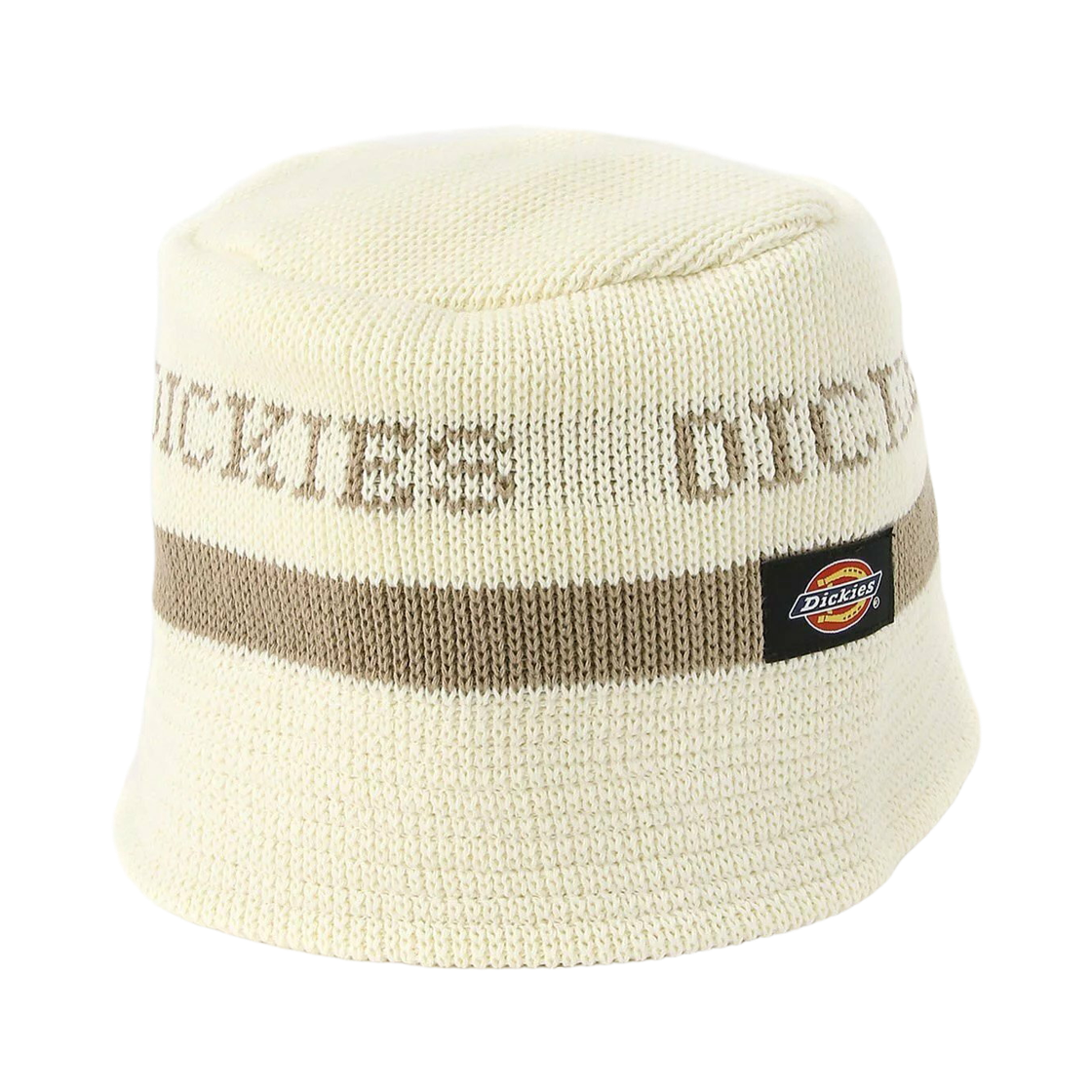 디키즈 니트 자카드 버킷햇 화이트(Dickies Knit Jacquard Bucket Hat White) - 1