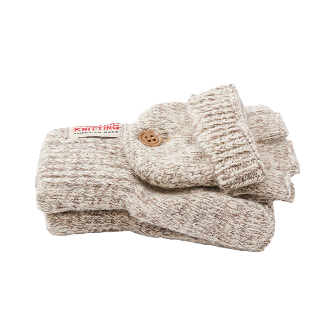 뉴베리니팅 사슴가죽 글로밋 니트 장갑 오트밀(Newberry Knitting Deerskin Glomit Knit Gloves Oatmeal) - 3