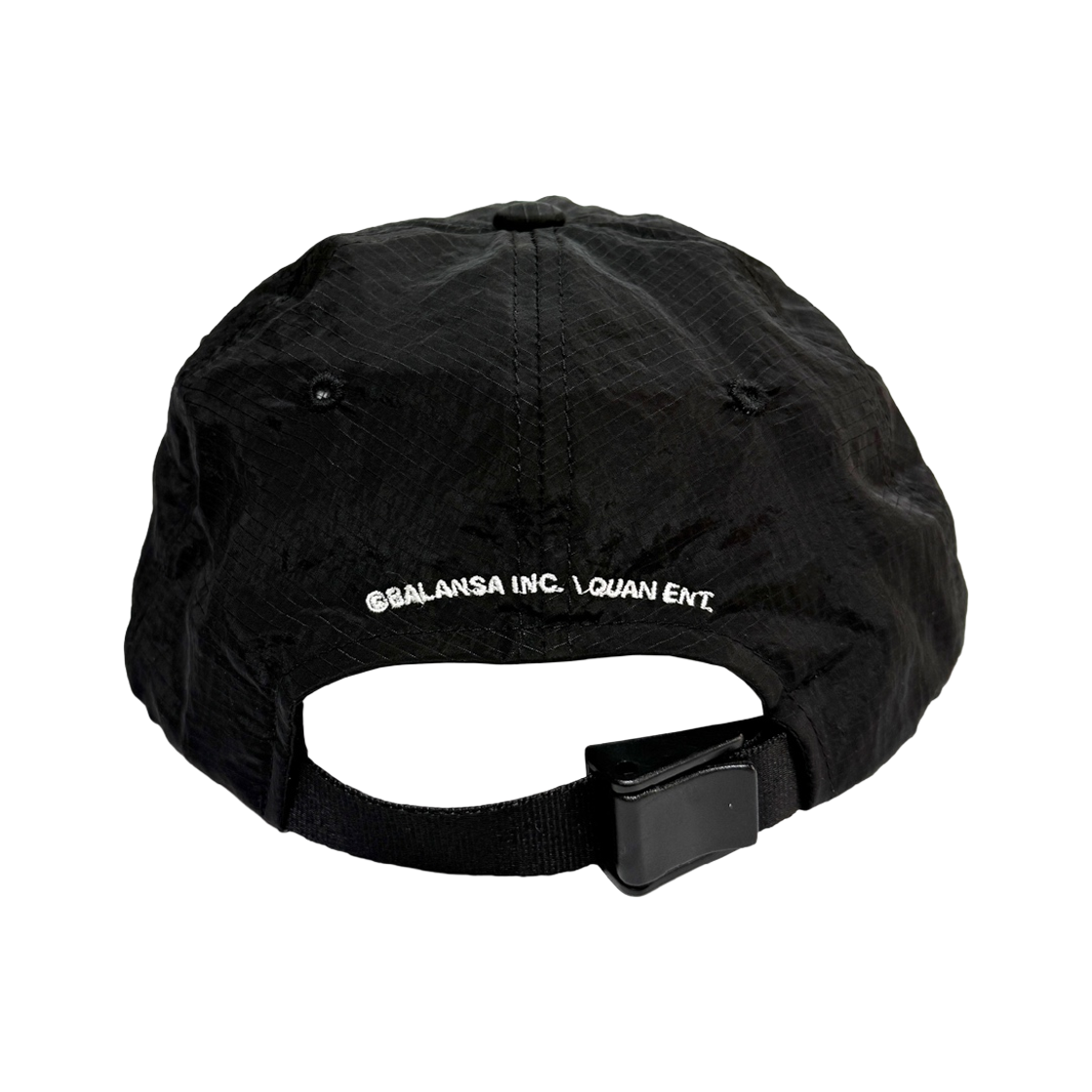 부산바캉스 x 발란사 로고 나일론 캡 블랙(BUSAN VACANCE x Balansa Logo Nylon Cap Black) - 2