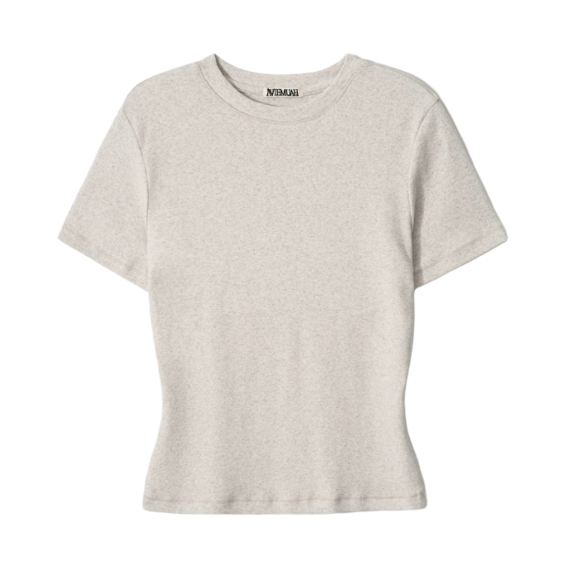 (W) 아비에무아 세컨드 스킨 티셔츠 오트밀((W) Aviemuah Second Skin T-Shirt Oatmeal)