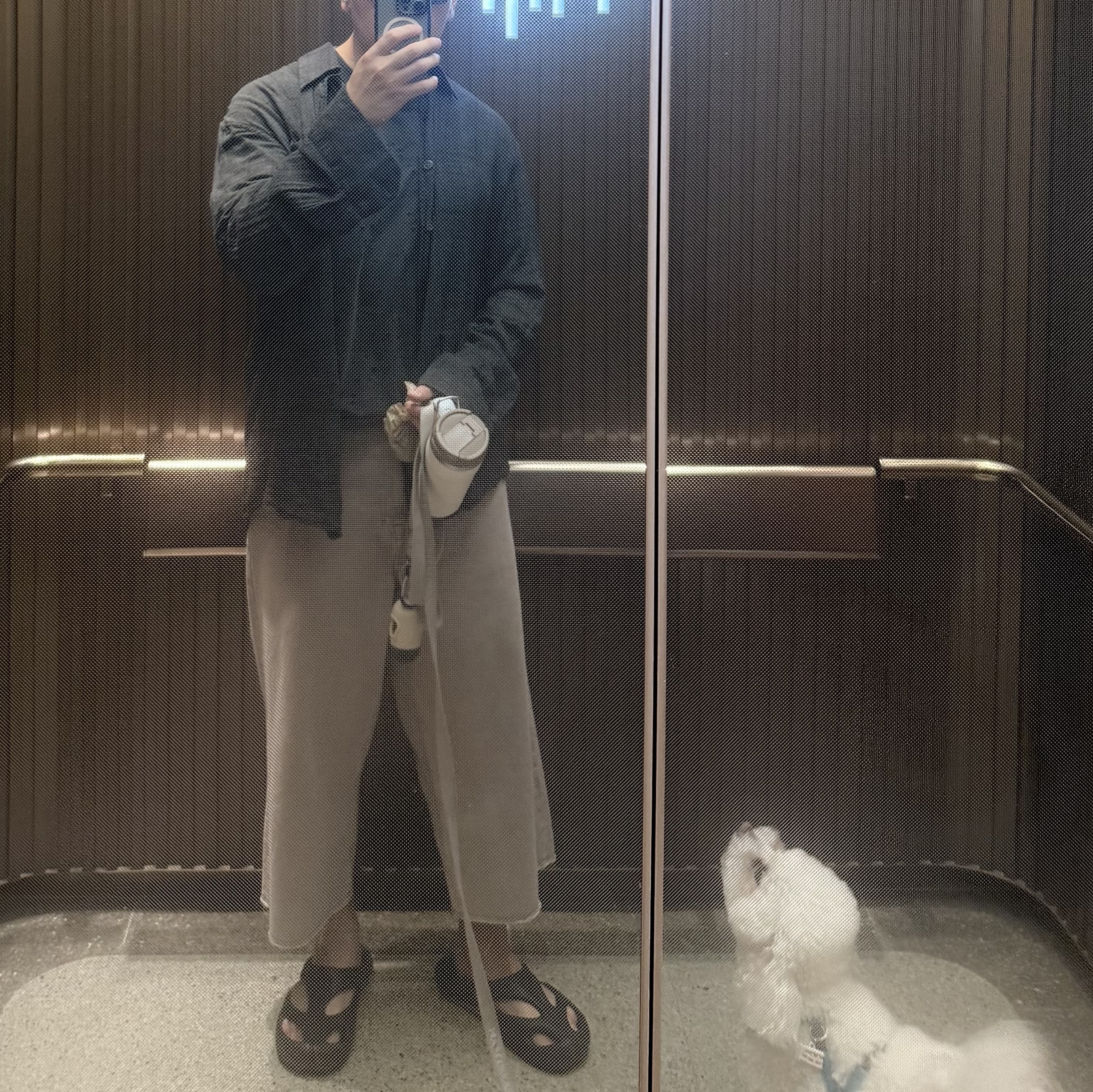 Satisfy Mothtech T-Shirt Aged Black, Our Legacy Above Shirt Bazaar Check Breeze Weave 착용 스타일