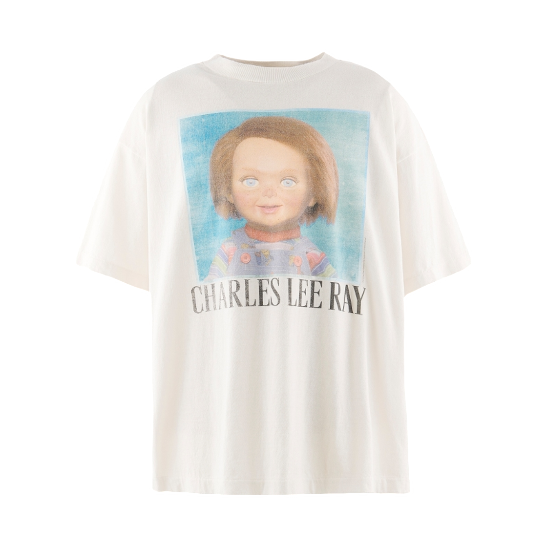 세인트 마이클 x 처키 세인트 숏슬리브 티셔츠 화이트 - 26FW(Saint Mxxxxxx x Chucky Saint S/S T-Shirt White - 26FW) - 1