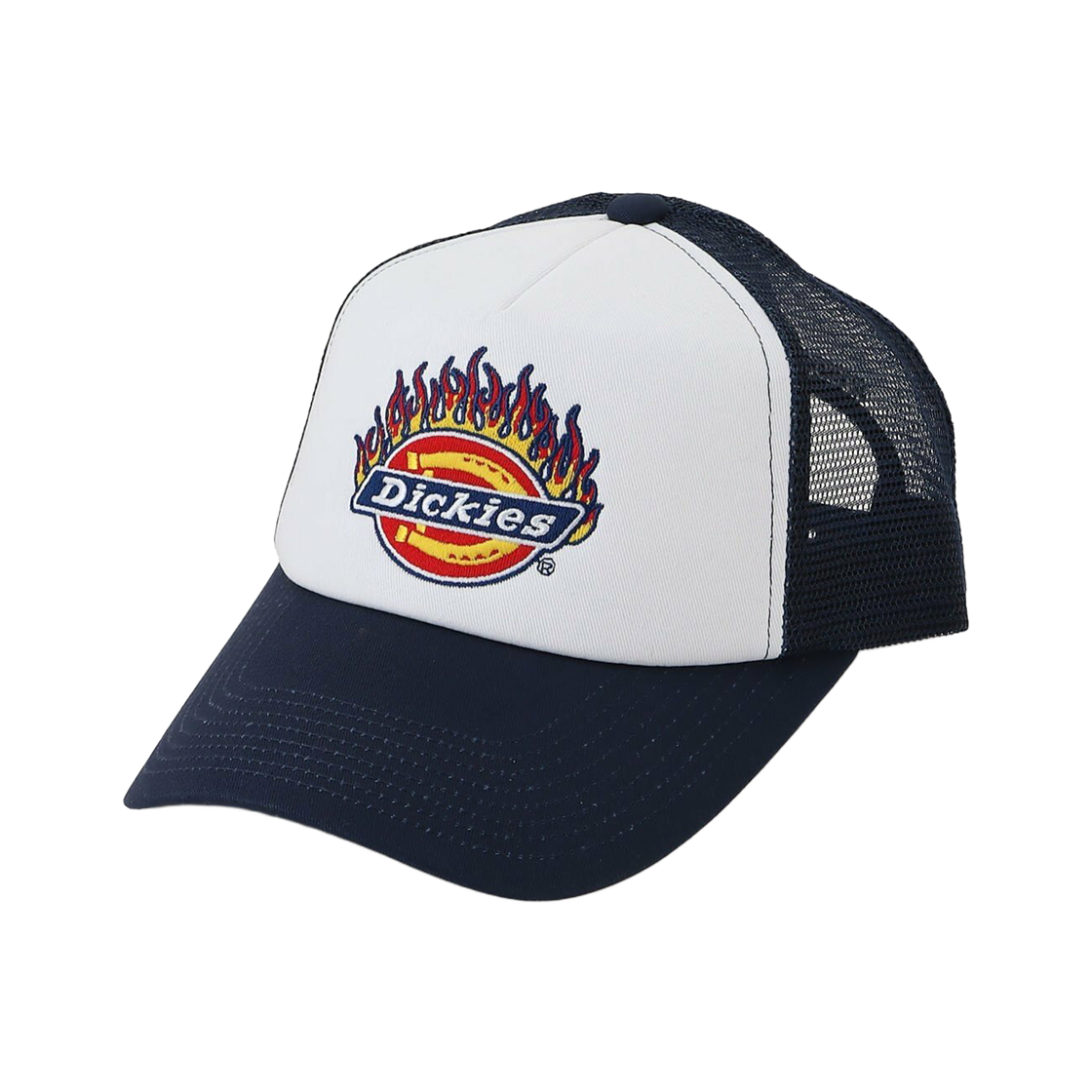 디키즈 EX 파이어 아이콘 메쉬 캡 네이비(Dickies EX Fire Icon Mesh Cap Navy)