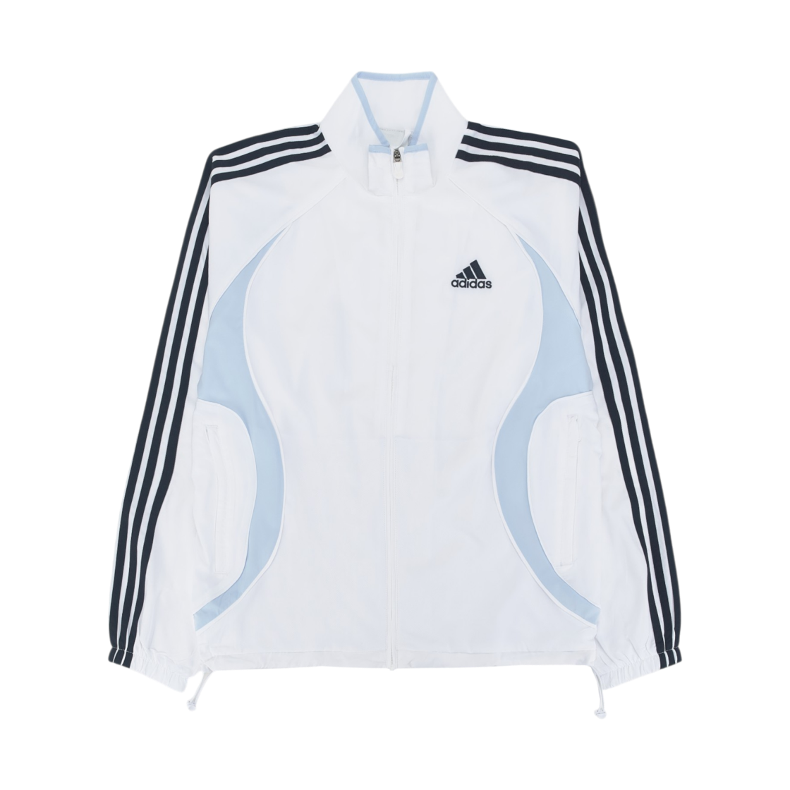 KD5857 Adidas Teamgeist Adicolor Track Top White - US Sizing