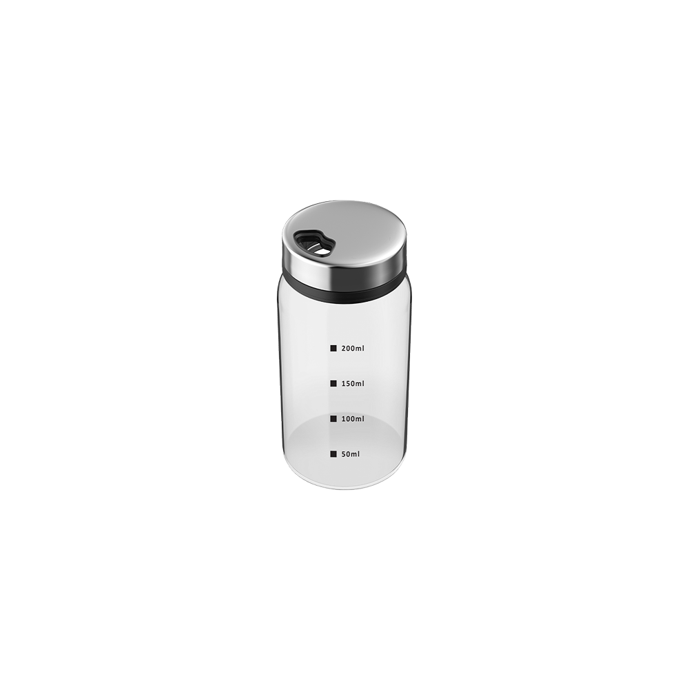 WA0863 Wagensteiger 3-Step Rotation Measuring Heat-Resistant Glass Seasoning Bottle (200ml)