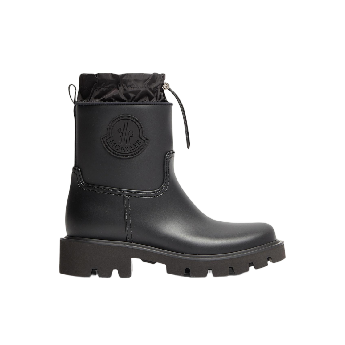 L2-09B-4G00190-M4522-999 (W) Moncler Kickstream Rain Boots Black