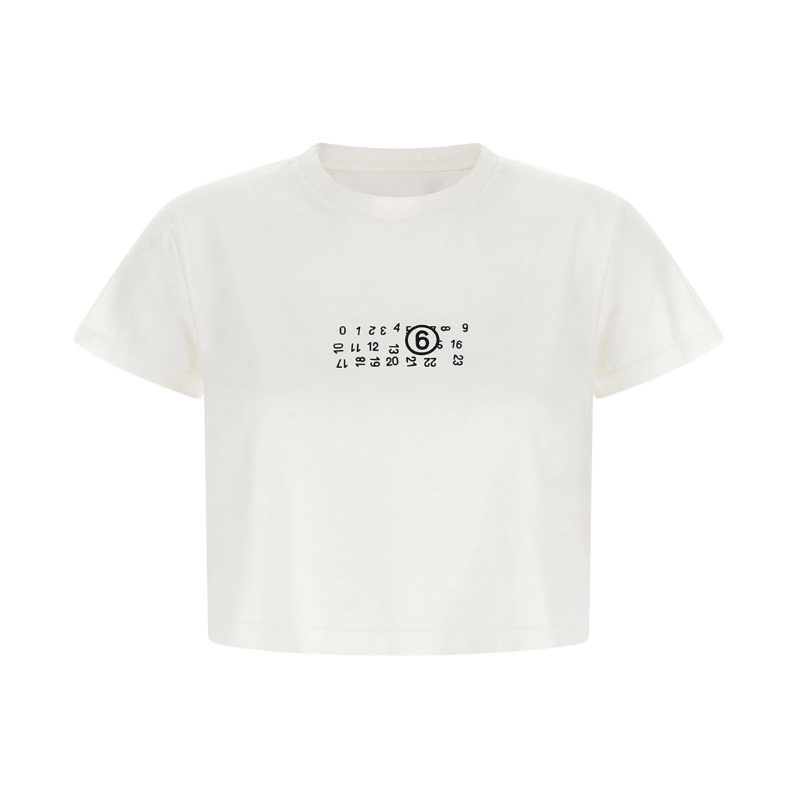 S52GC0369M20258101 (W) MM6 Maison Margiela Flipped Print Overdyed T-Shirt White