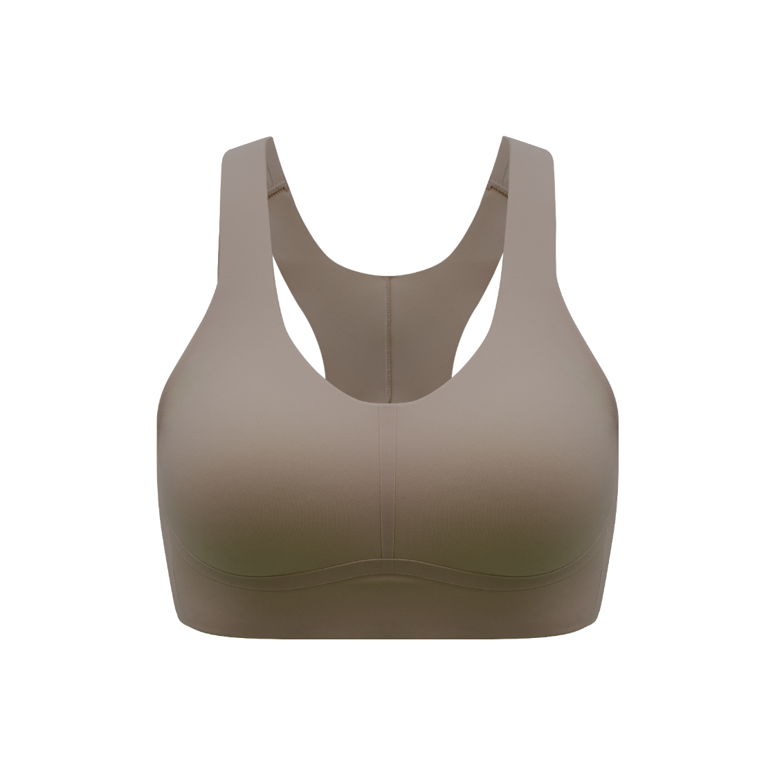 도로시와 에어 프리컷 원몰드 스포츠브라 - 브라운(Dorosiwa Air Free-Cut One Mold Sports Bra - Brown)