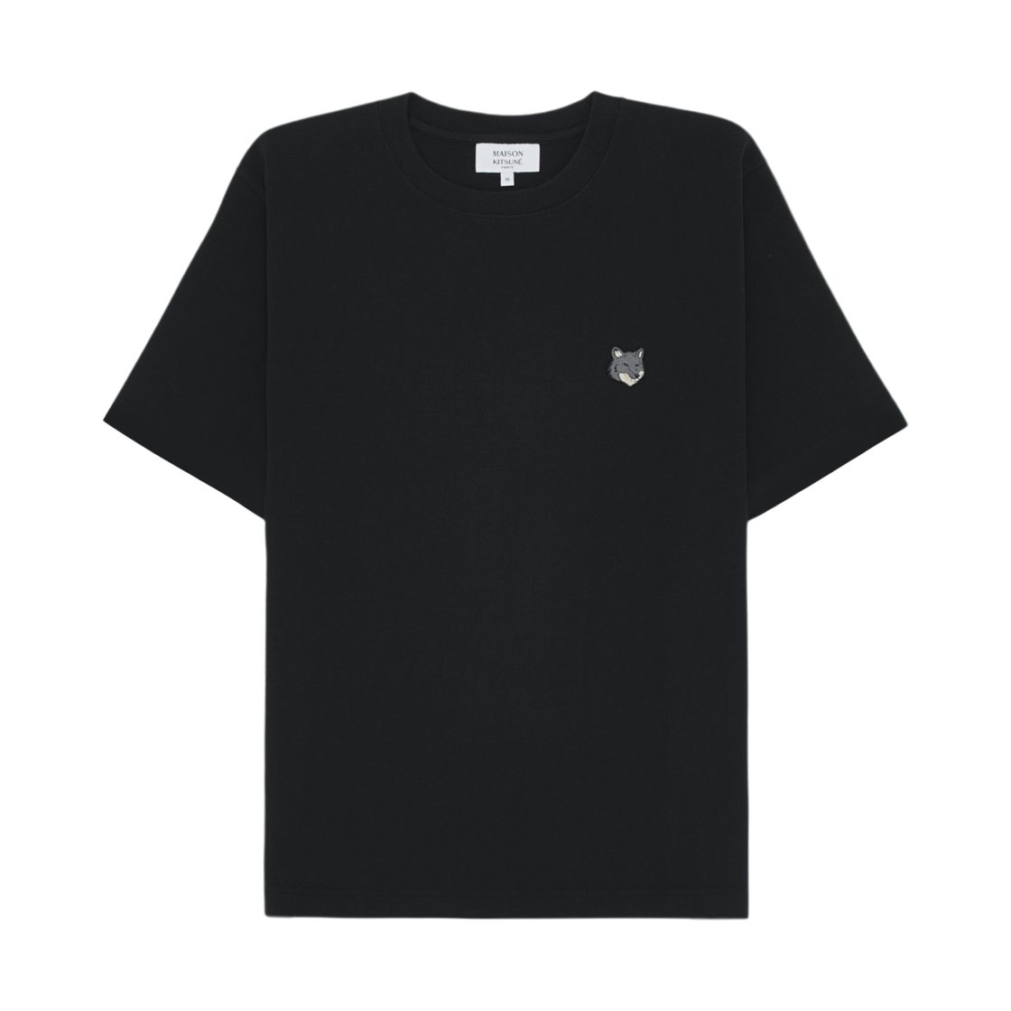 메종 키츠네 폭스 헤드 컴포트 티셔츠 블랙(Maison Kitsune Fox Head Comfort T-Shirt Black)